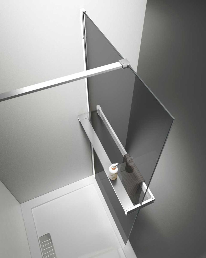 Приобрести vincea душевая перегородка walk-in 100 см, тонированная, хром vsw-4hr100cg