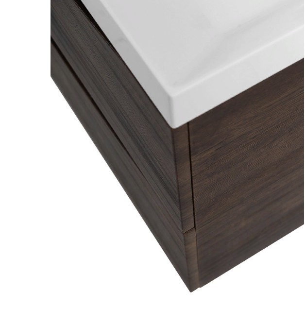 Приобрести тумба подвесная с раковиной belbagno marino-600-2c-so-rw-p 60 см, rovere moro