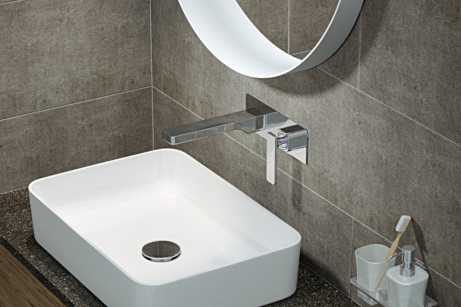 Приобрести смеситель для раковины встроенный timo torne 4371/00sm хром