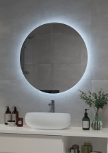 Continent Зеркало с подсветкой Ajour 90х90 см, белое