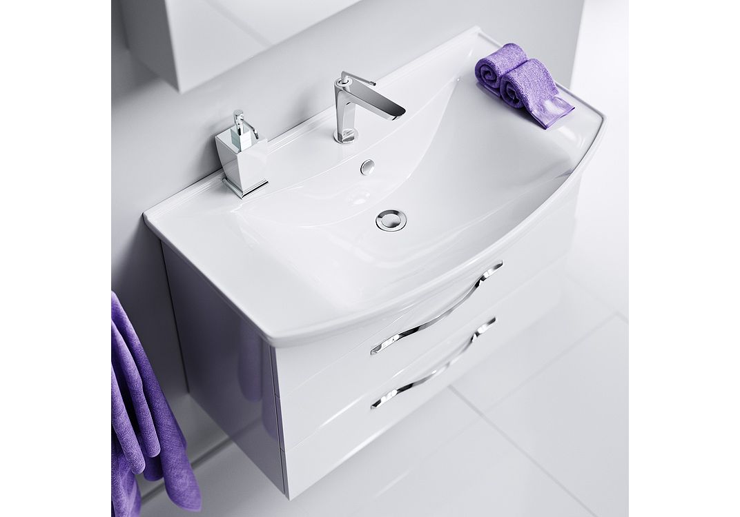 Приобрести тумба подвесная с раковиной aqwella аллегро 75 см agr.01.07/2