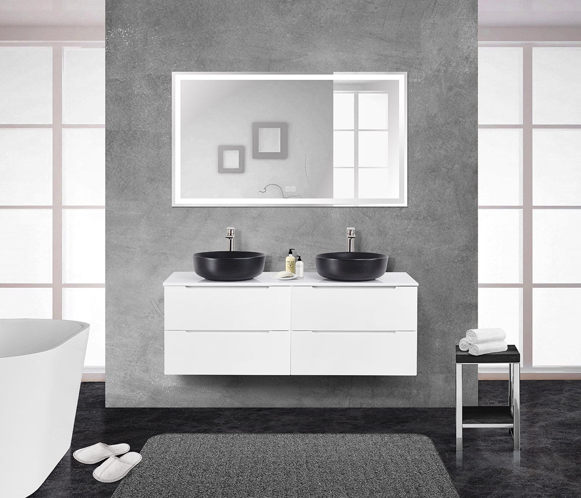 Приобрести belbagno тумба со столешницей etna 140 см, подвесная bianco opaco