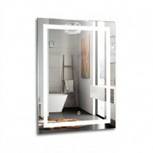 Azario Зеркало Рига 600*800, белый, сенсорный включатель, ФР-00001378