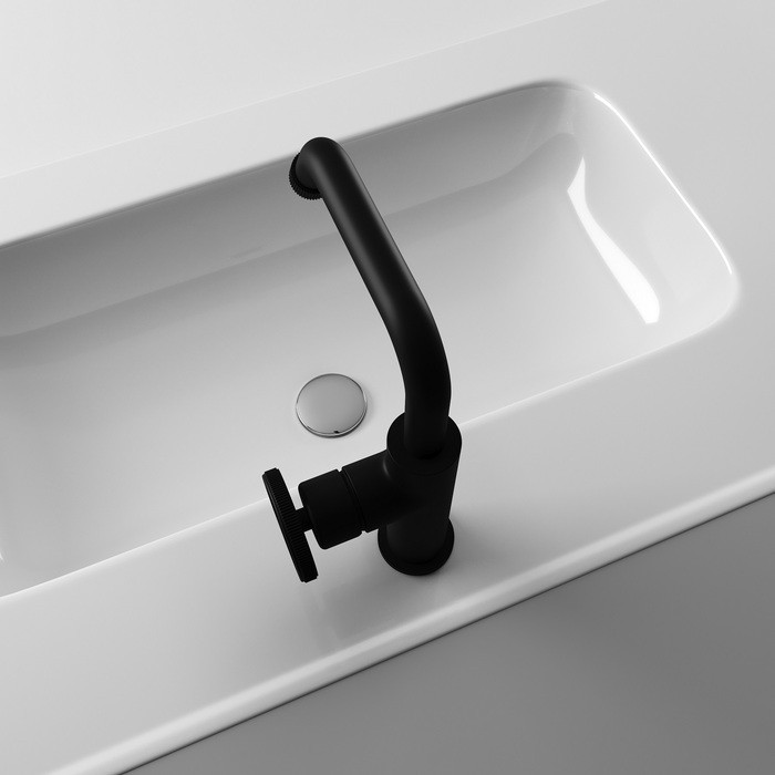 Приобрести iddis смеситель для раковины grange 231мм, высокий, черный grablr0i01