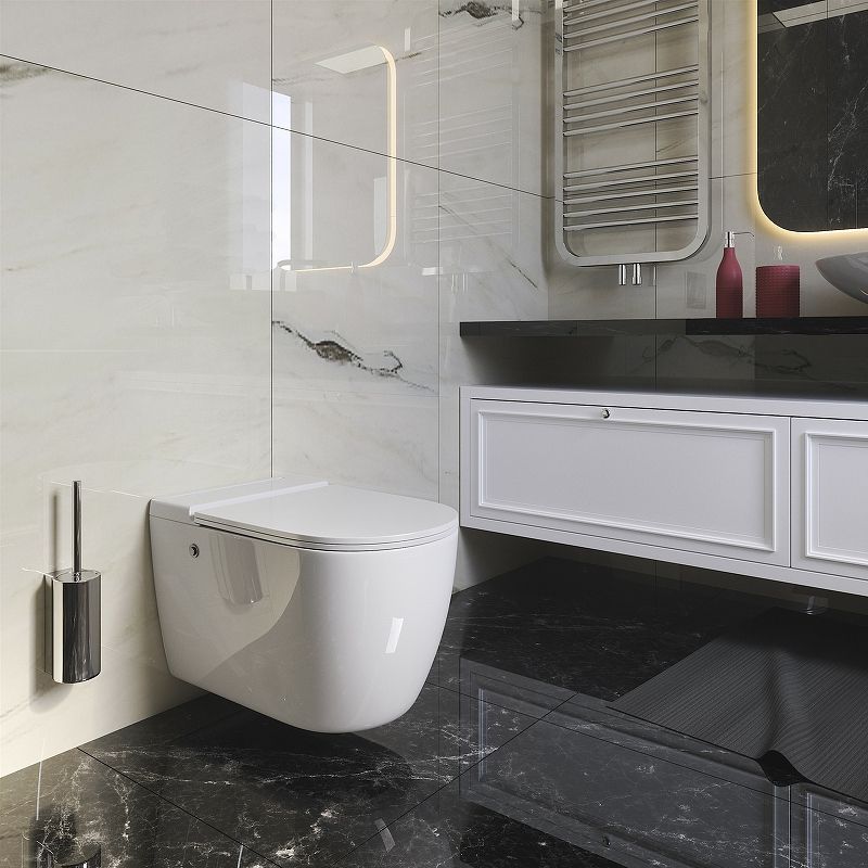 Приобрести grossman унитаз подвесной impuls, многофункциональный, с крышкой дюропласт, микролифт, белый gr-5502