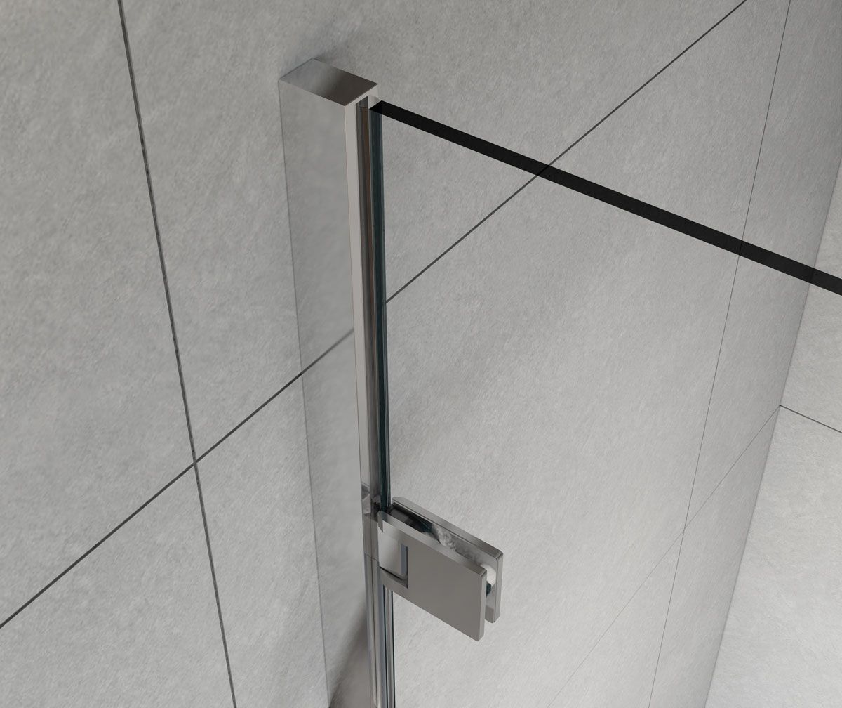 Приобрести vincea душевая дверь flex 90 см, прозрачное, черная vdp-1f900cg