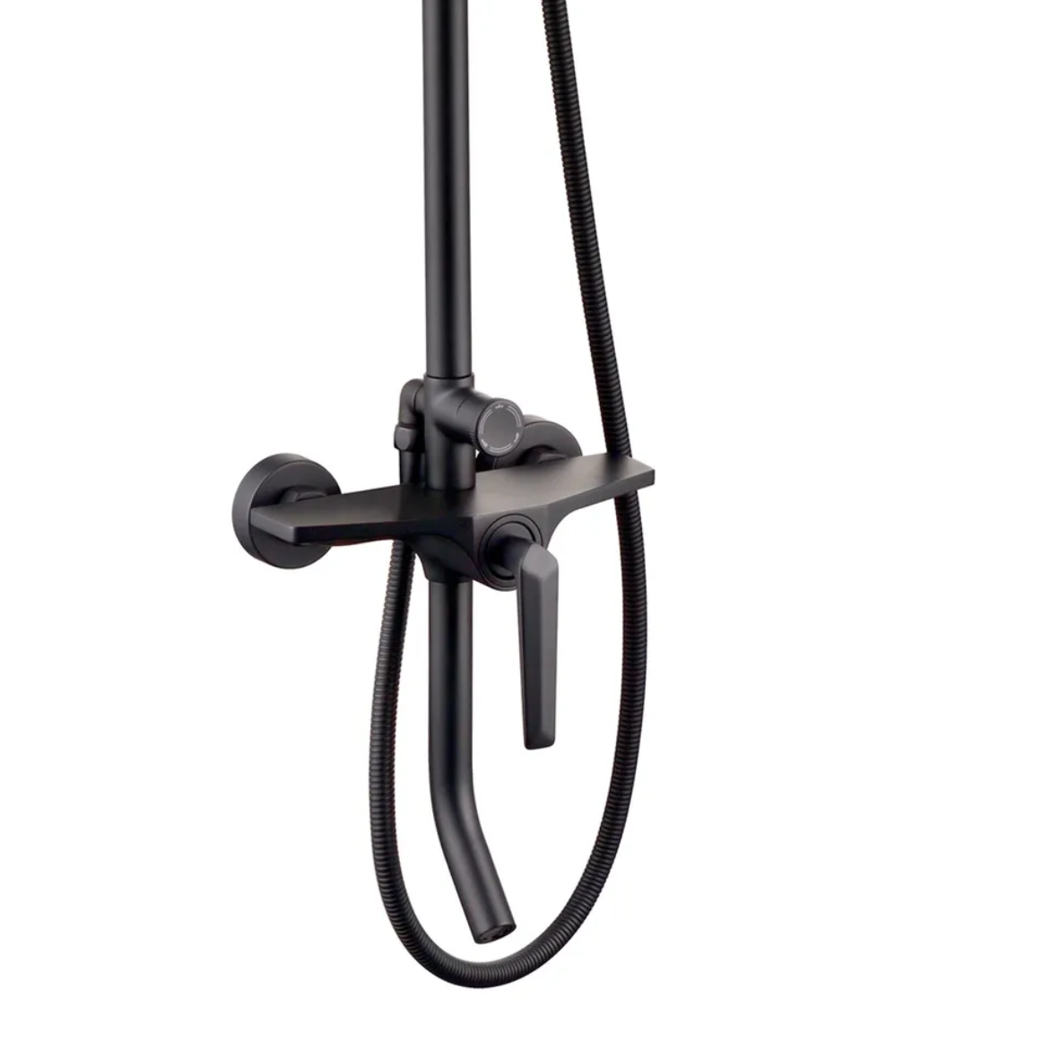 Приобрести grocenberg душевая система, черный матовый gb7025bl