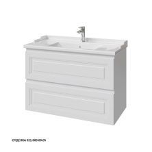 Caprigo Тумба с раковиной WALES 90 см, белая, эмаль