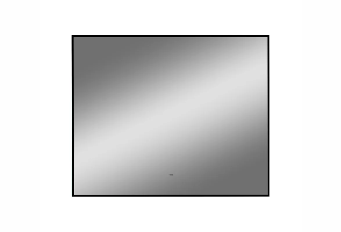 Приобрести continent зеркало с подсветкой amer 80х70 см, черное
