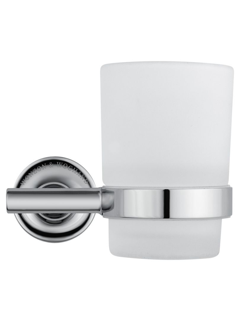 Приобрести стакан для зубных щеток с держателем wonzon & woghand simple, хром (ww-6521)