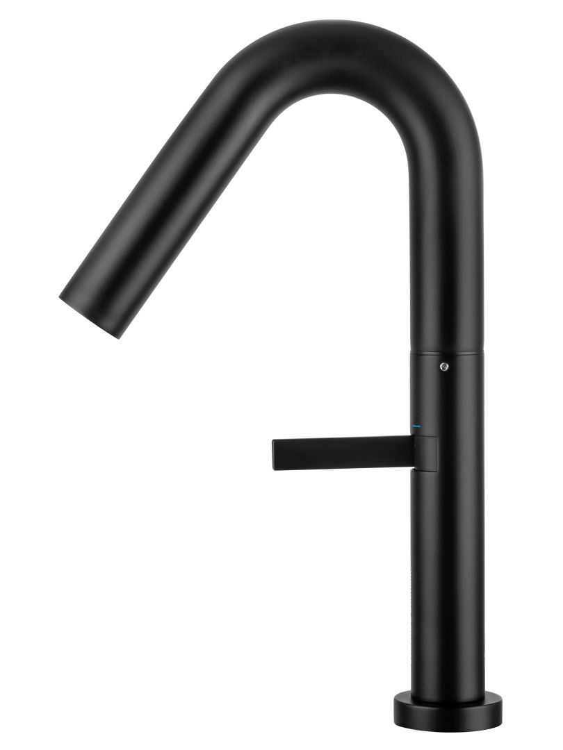 Приобрести смеситель для раковины высокий wonzon & woghand, черный матовый (ww-6068-mb)