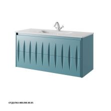 Caprigo Тумба с раковиной TIBET - PICCO 115 см, голубая, эмаль