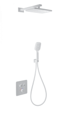 Душевая система с термостатом встраиваемая WONZON & WOGHAND, Белый матовый (WW-B4003-MW)