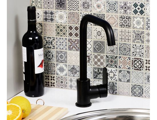 Приобрести wasserkraft смеситель для кухни elbe a7407, матовый чёрный