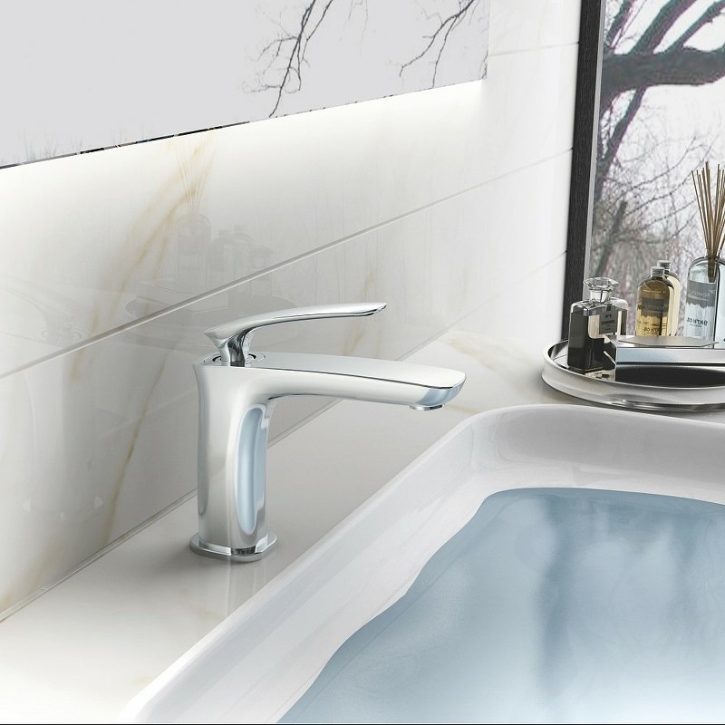 Приобрести haiba смеситель для раковины 165мм, хром hb-10616