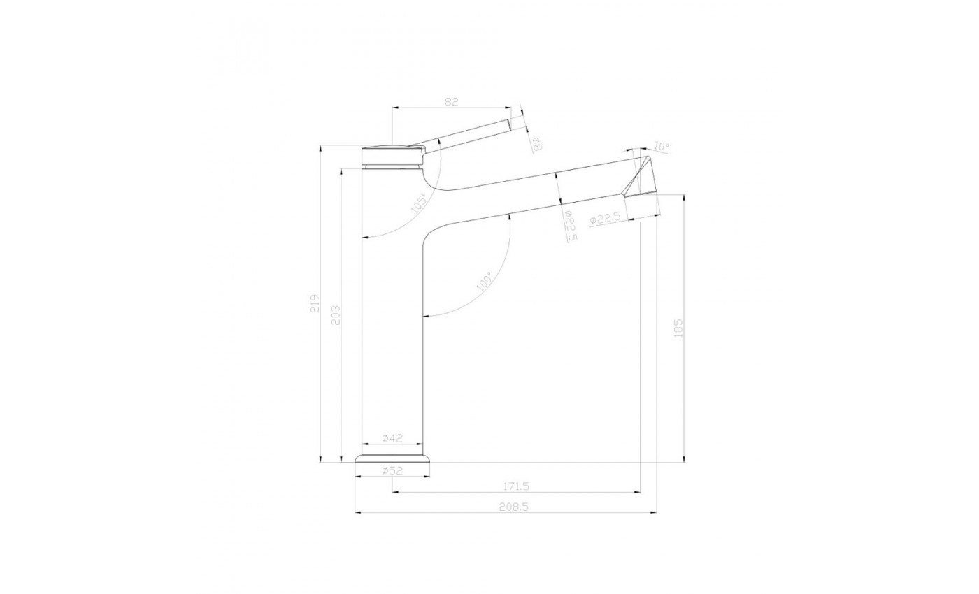 Приобрести lemark смеситель для раковины minima, хром lm3837c