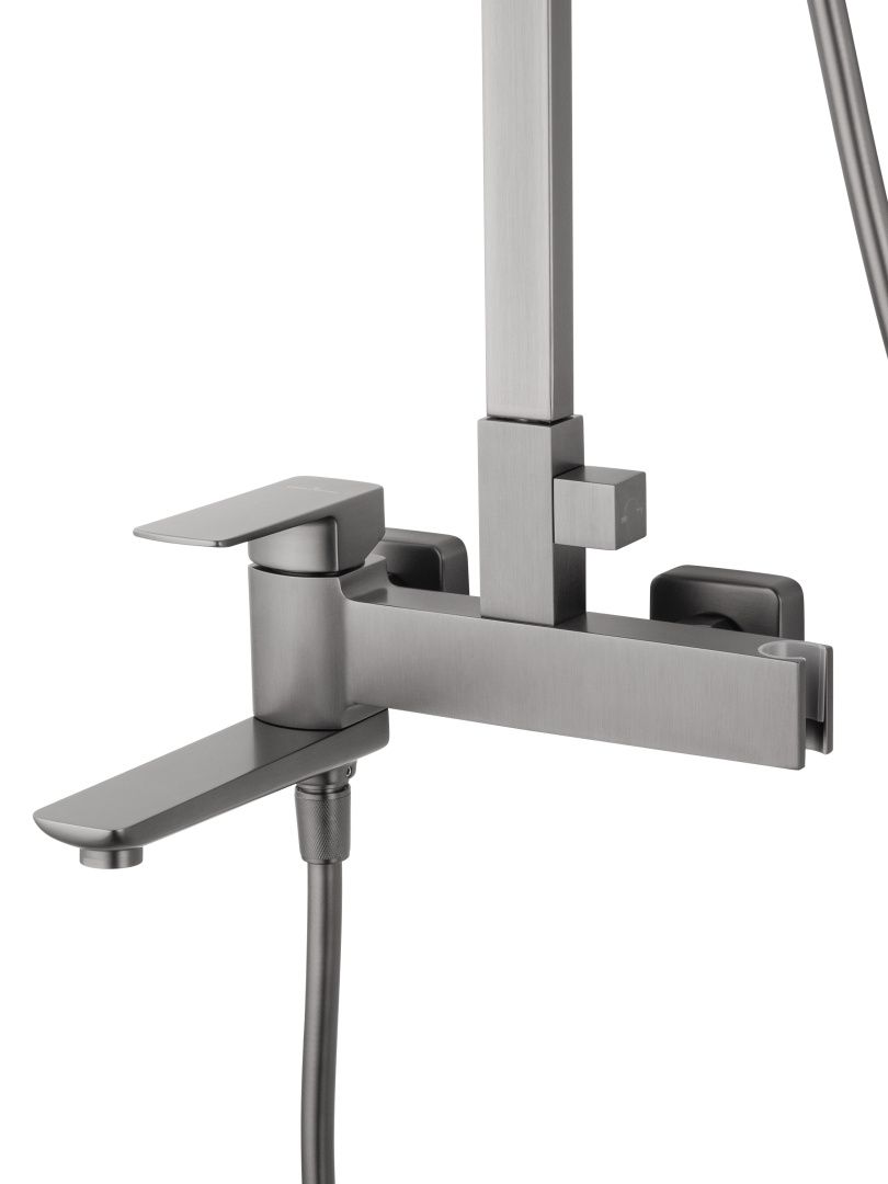 Приобрести душевая система wonzon & woghand edge, темный графит (ww-88739003-bgm)