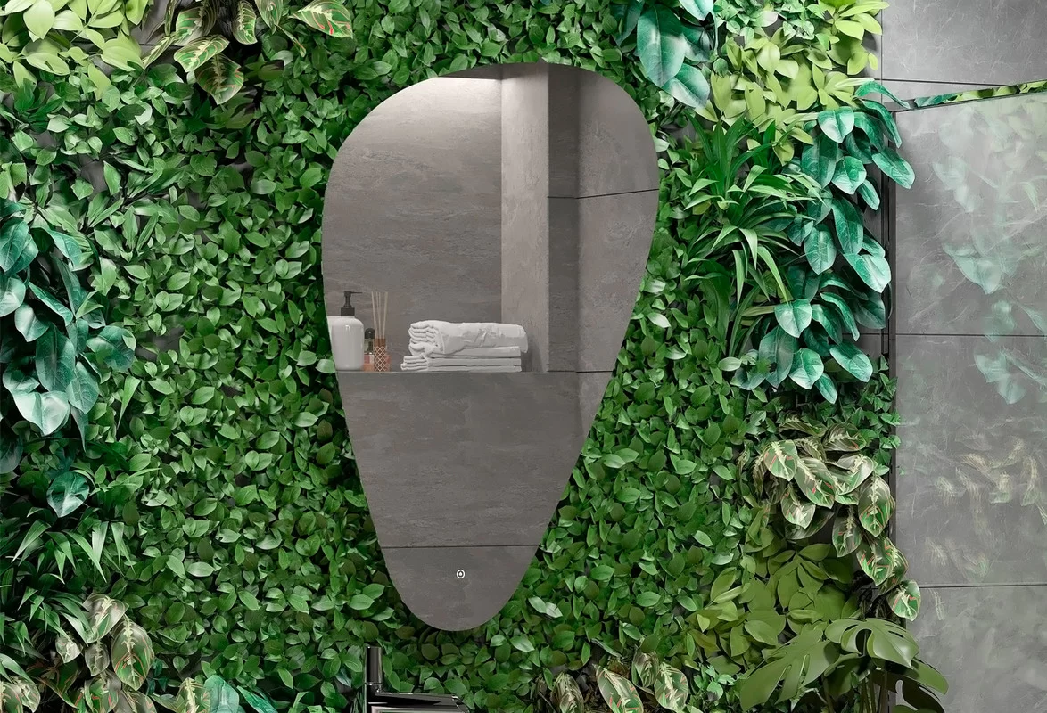 Приобрести continent зеркало с подсветкой voyage 70х100 см, белое