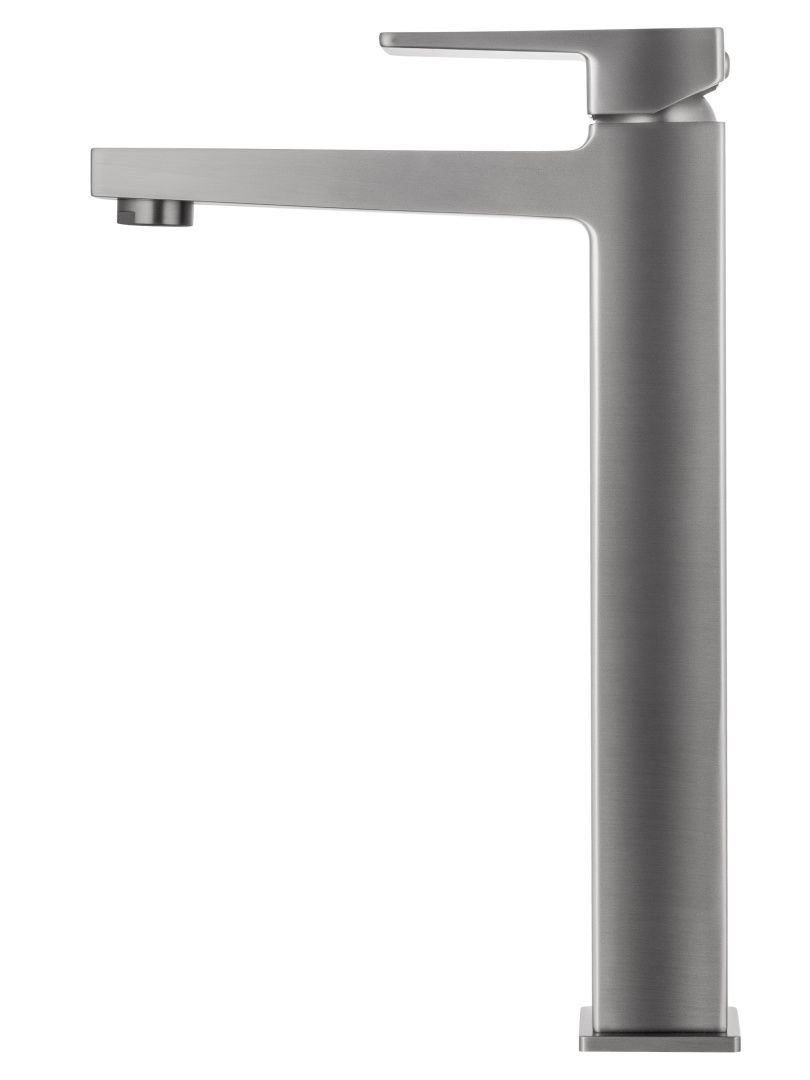 Приобрести смеситель для раковины высокий wonzon & woghand cube 2.0, темный графит (ww-88019068-bgm)