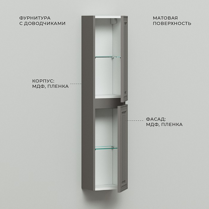 Приобрести пенал подвесной итана verona 25 смоки софт