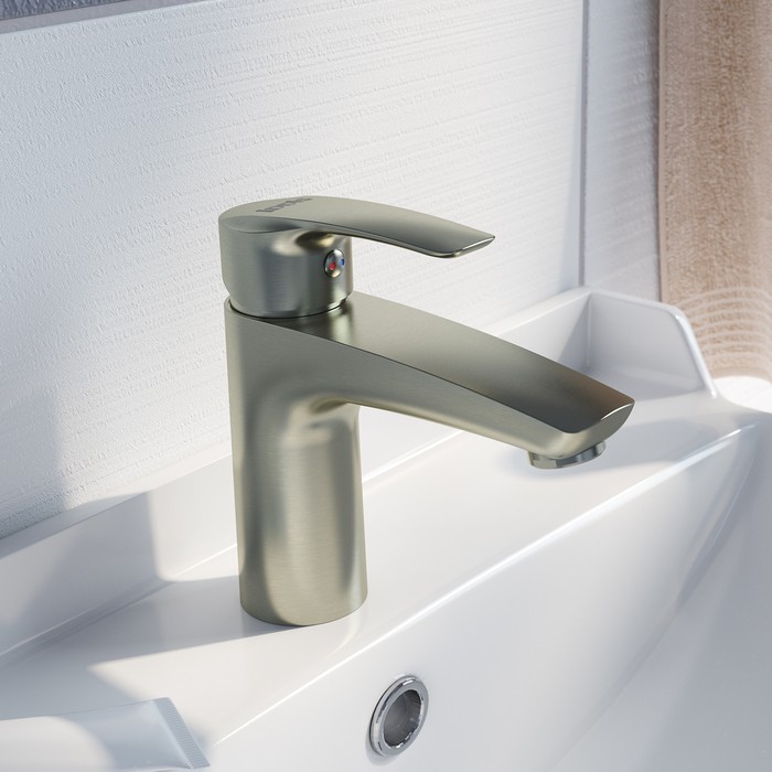 Приобрести iddis смеситель для раковины ray 146мм, сатин raybn00i01