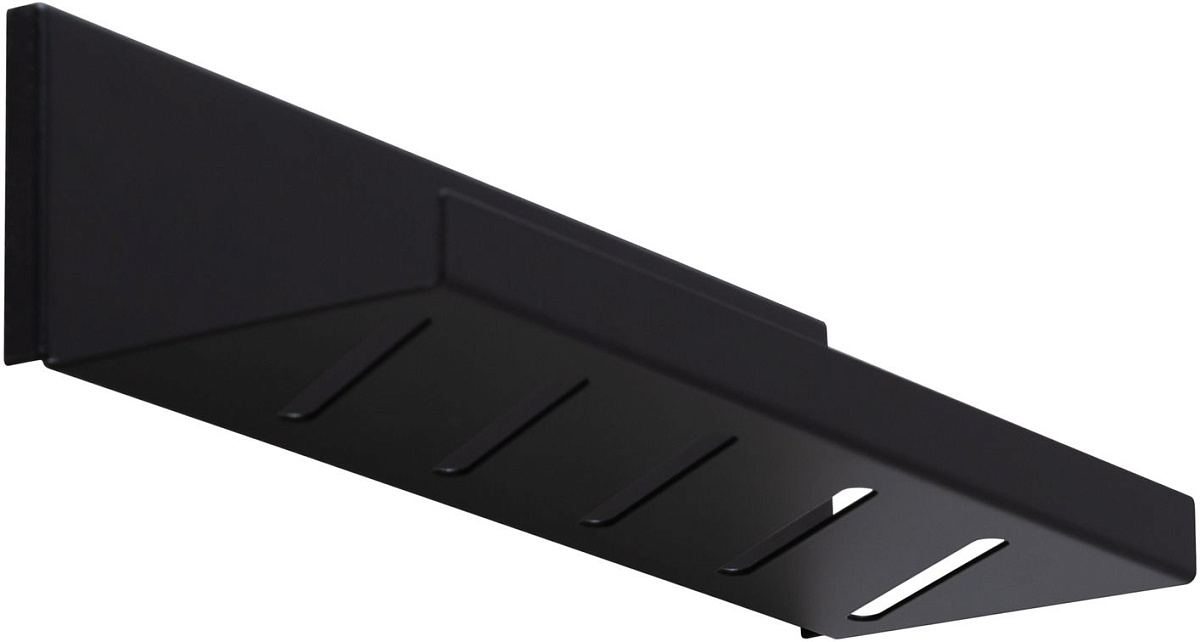 Приобрести aquanet полка магнум 30x80 см черная матовая, открытая 00302224