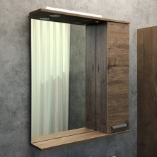 Сomforty Зеркало-шкаф "Марио-75", дуб темный