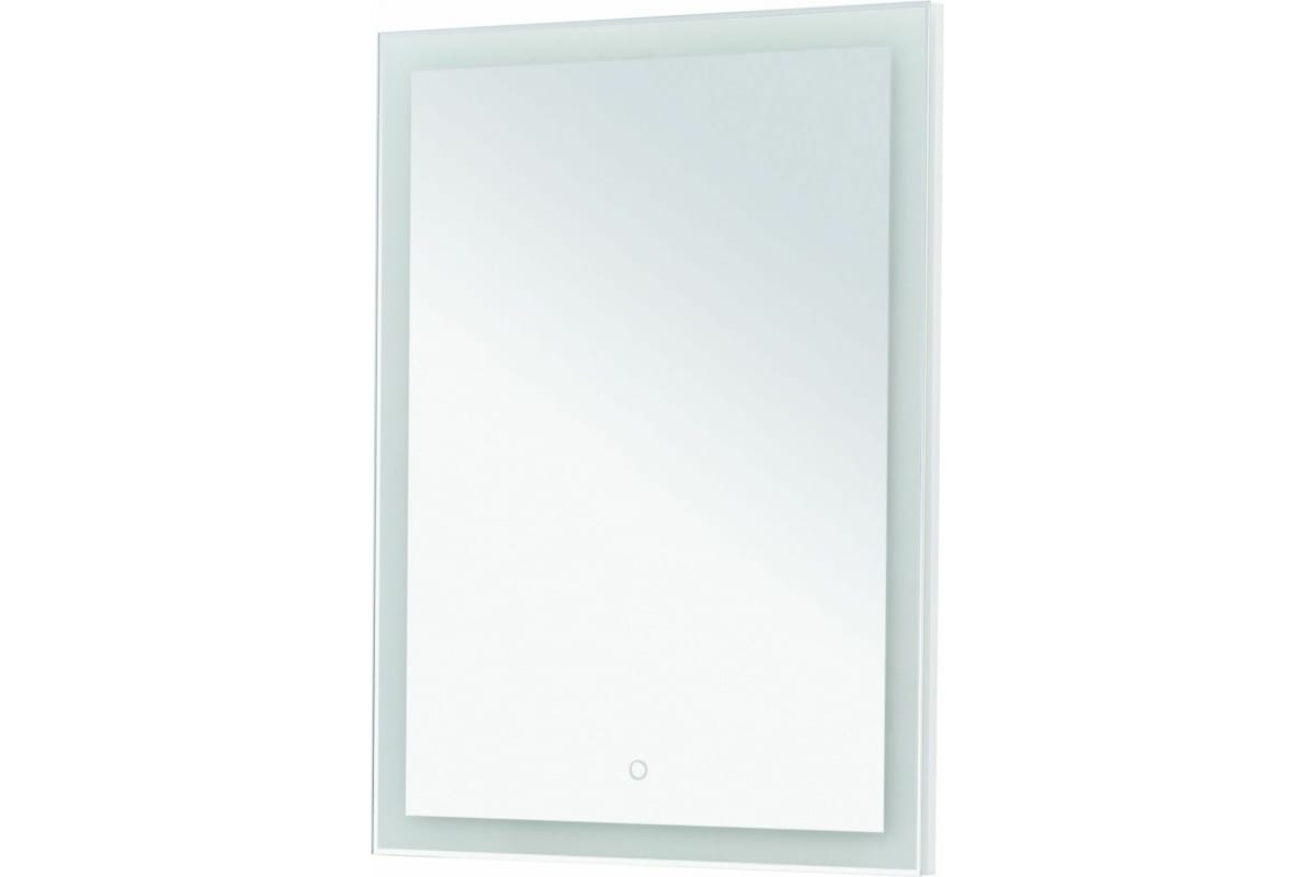Приобрести aquanet зеркало гласс 60 см, led подсветка, белое