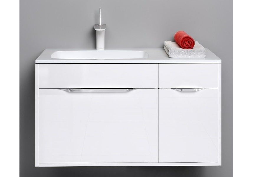 Приобрести тумба подвесная с раковиной aqwella malaga 90 см mal.01.09/l