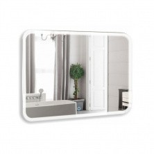 Azario Зеркало Стив 915*685, белый, сенсорный включатель,ФР-00000843