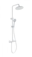 Душевая система с термостатом WONZON & WOGHAND INN 4, Белый матовый (WW-B3047-A-MW)