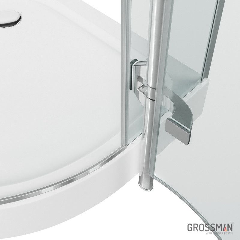 Приобрести grossman душевое ограждение style 90х90 см, хром\прозрачное gr-5090