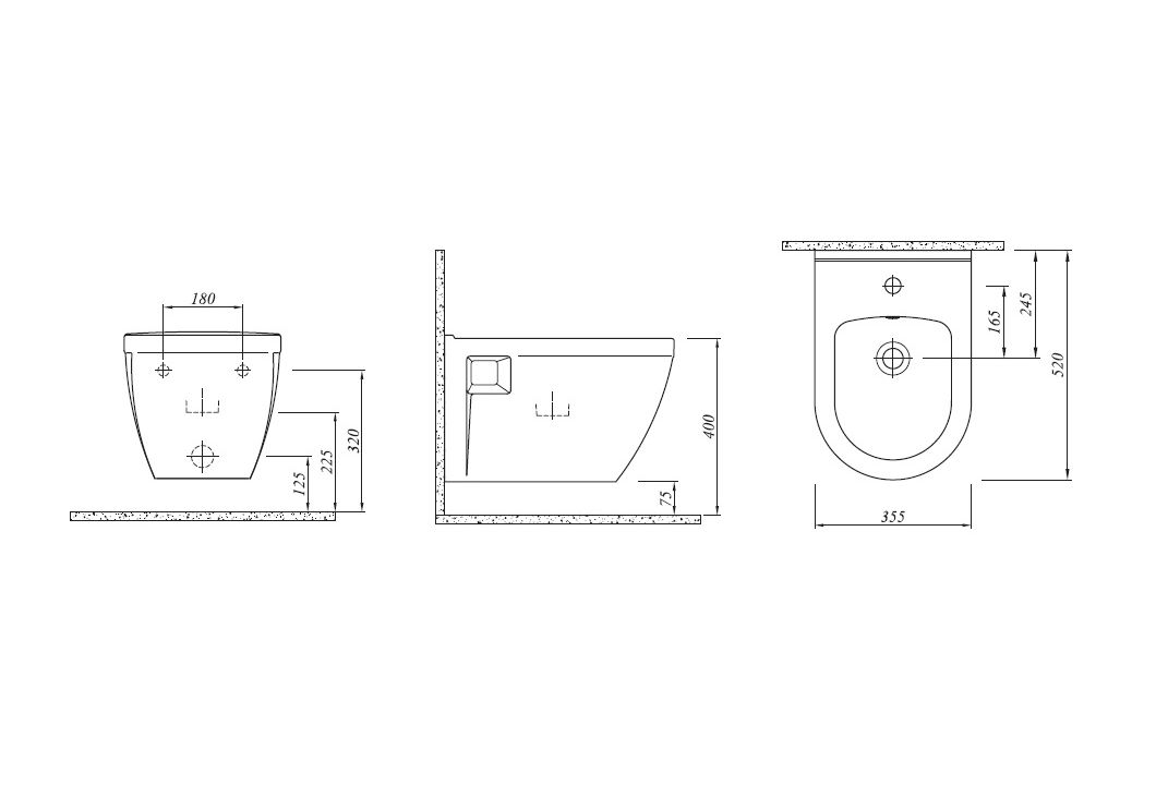 Приобрести биде подвесное kale idea
