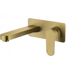 Смеситель для раковины настенный ViEiR Camomilla V283513S Золото матовое