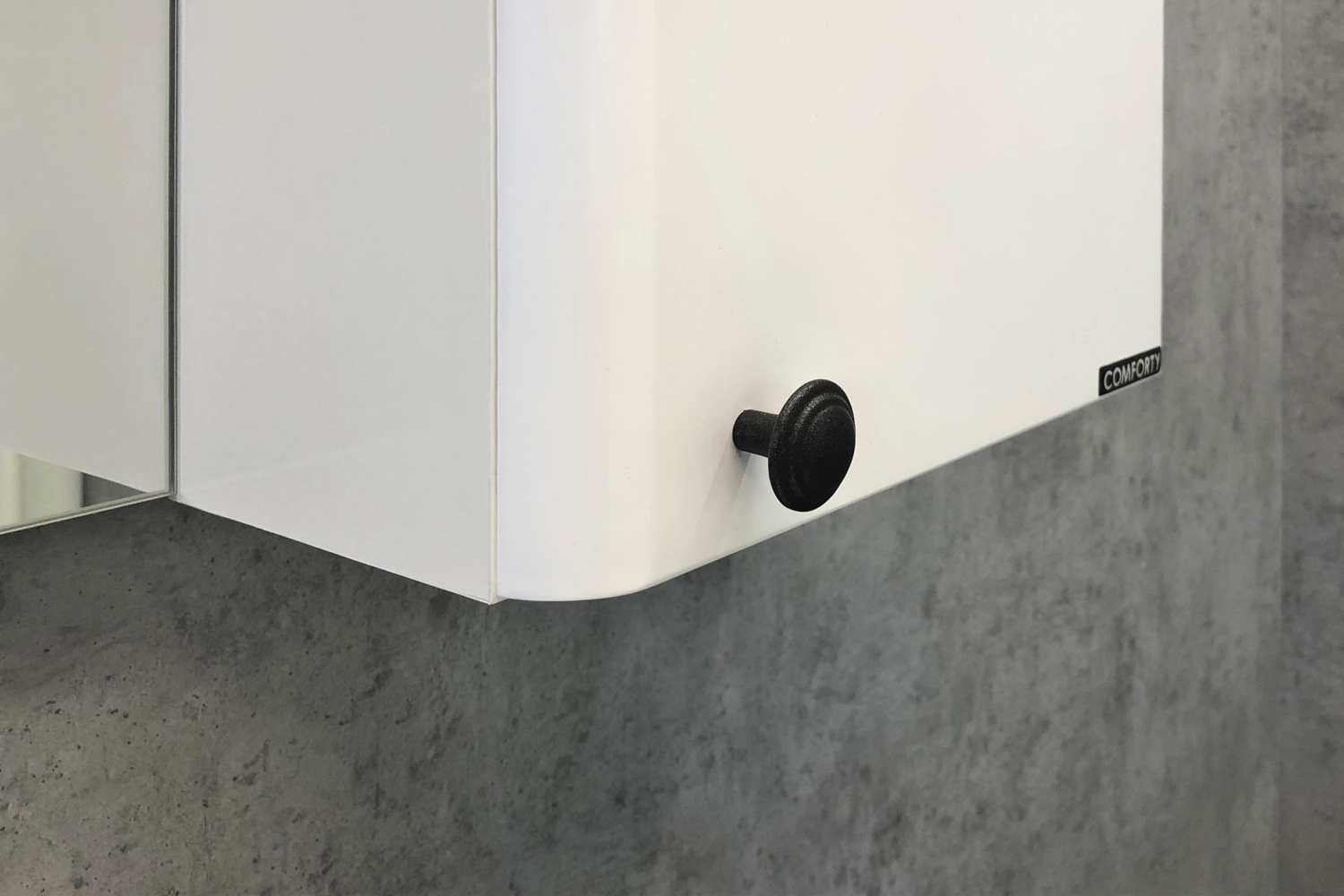 Приобрести сomforty зеркало-шкаф "амстердам-95" белое