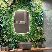 Continent Зеркало с подсветкой Dream 70х90 см, сенсорный включатель, белое