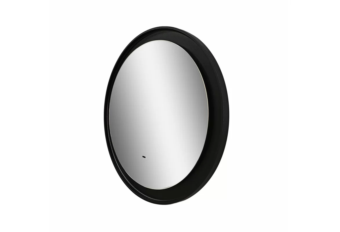 Приобрести continent зеркало с подсветкой planet black 60х60 см, черное