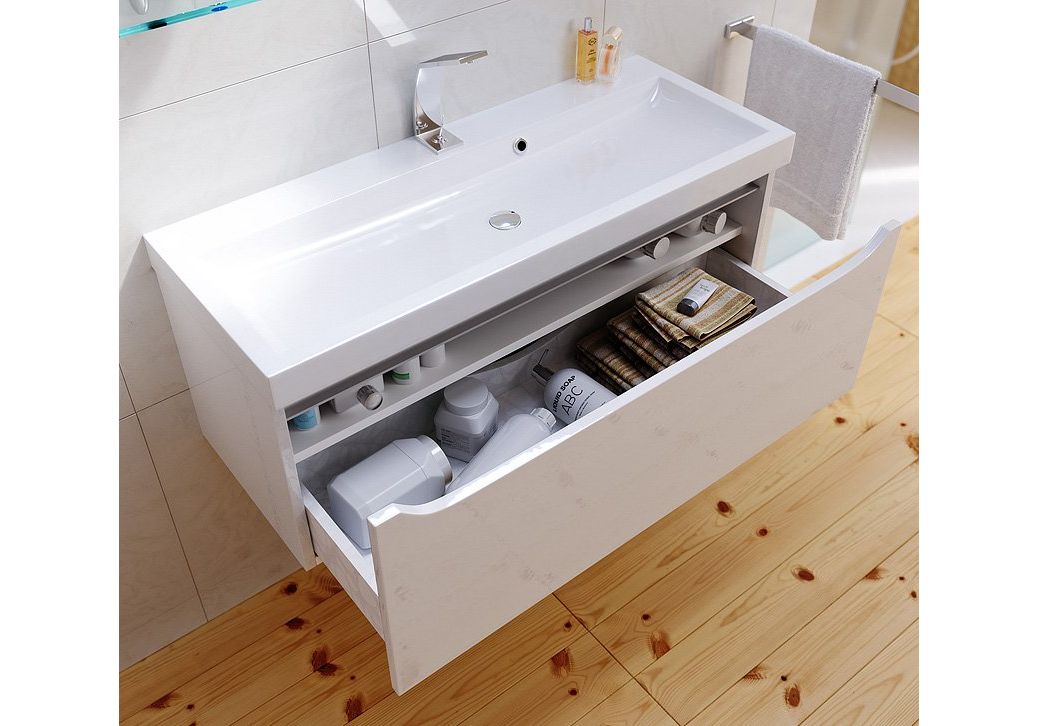 Приобрести тумба подвесная с раковиной aqwella verona 100 см ver.01.10/w