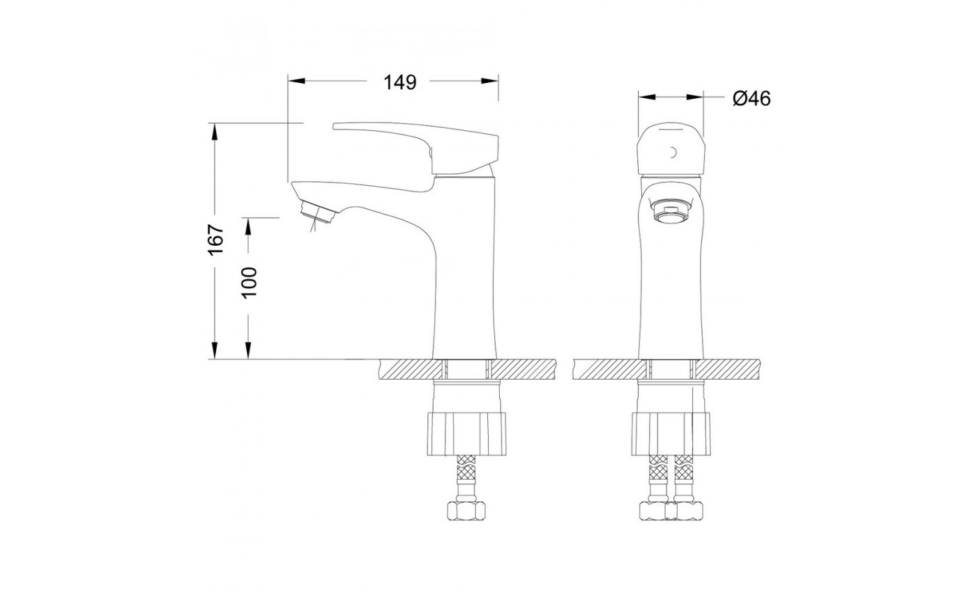 Приобрести lemark смеситель для раковины linara, хром lm0406c