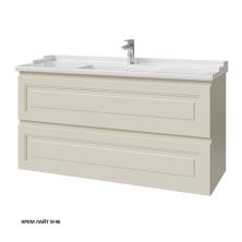 Caprigo Тумба с раковиной WALES 120 см, кремовая