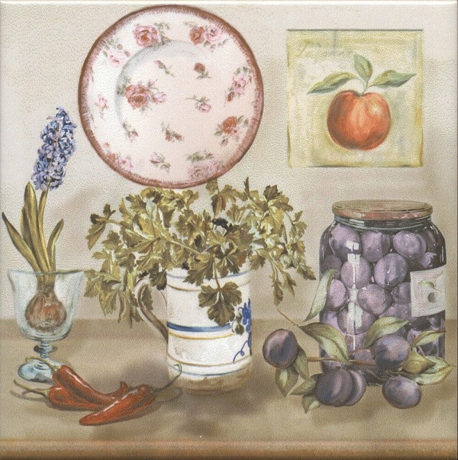Приобрести декор настенный kerama marazzi пикарди dec. кухня 4 15x15