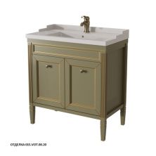 Caprigo Тумба с раковиной ALBION 80 см, бежевая, эмаль 10315 6