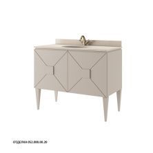 Caprigo Тумба с раковиной ATRIO 110 см, серая