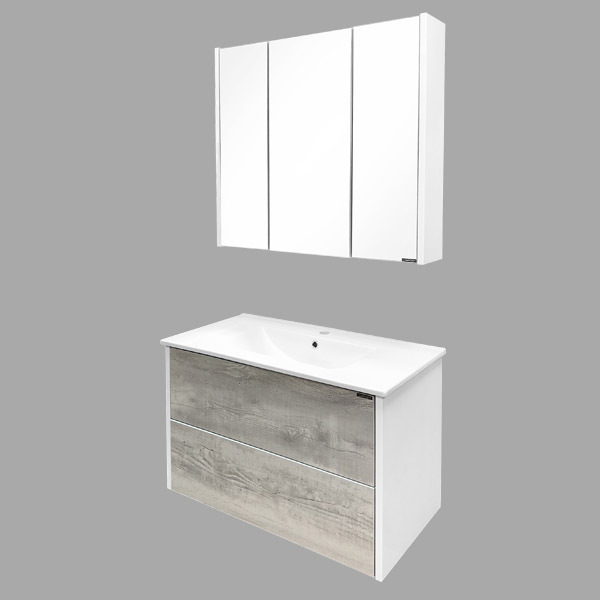 Приобрести сomforty тумба с раковиной "женева-90", дуб белый