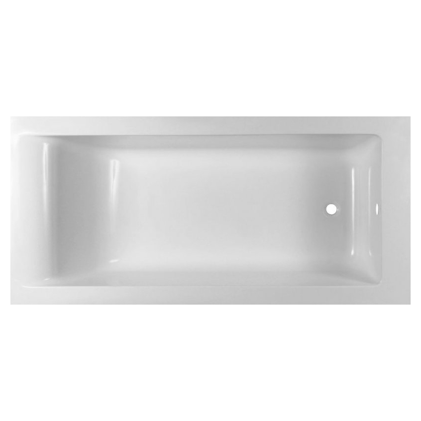 Приобрести aquanet ванна из искусственного камня bright stone 170х75 см, белая