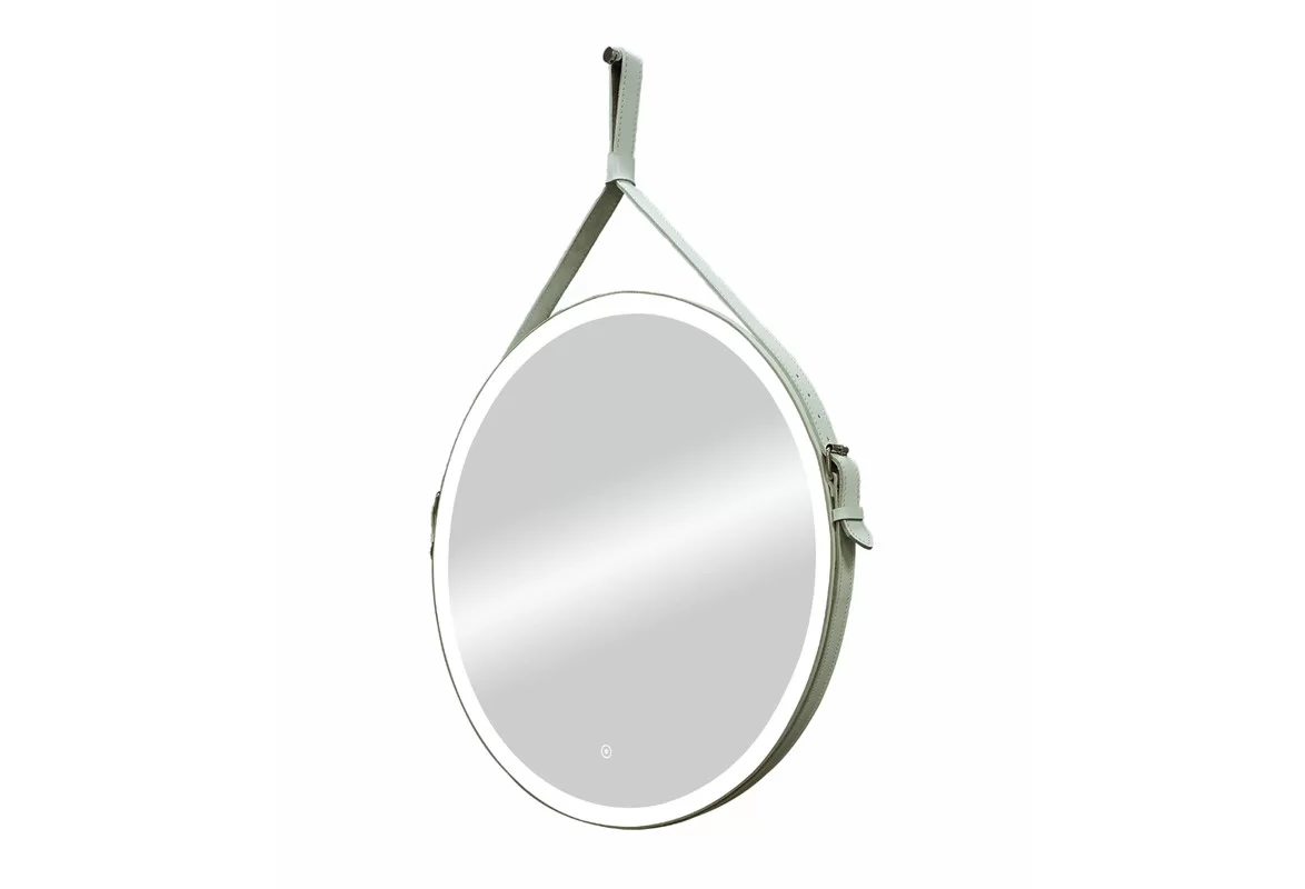 Приобрести continent зеркало с подсветкой millenium white 65х65 см, белое