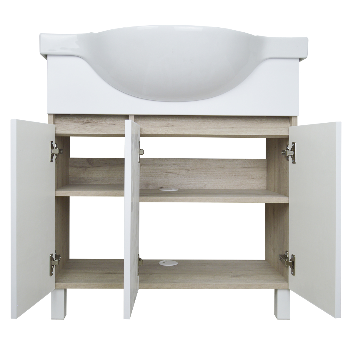 Приобрести loranto тумба напольная с раковиной глория 80 н 80х50, дуб кантри cs00083814