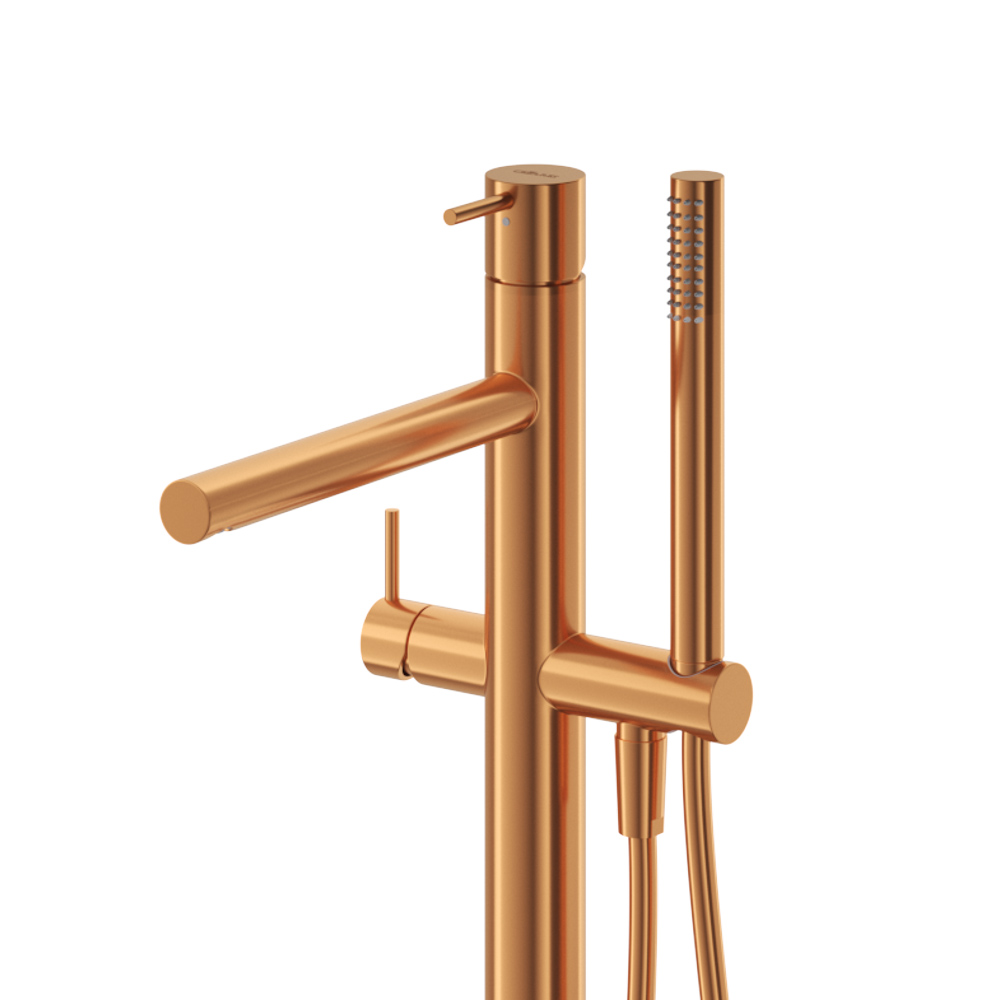 Приобрести cezares напольный смеситель для ванны и душаleaf-vdp-l-ss