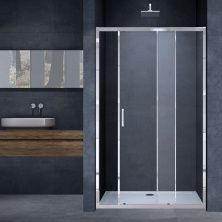 Vincea Душевая дверь Alpha 140 см, прозрачное, хром VDS-3AL140CL