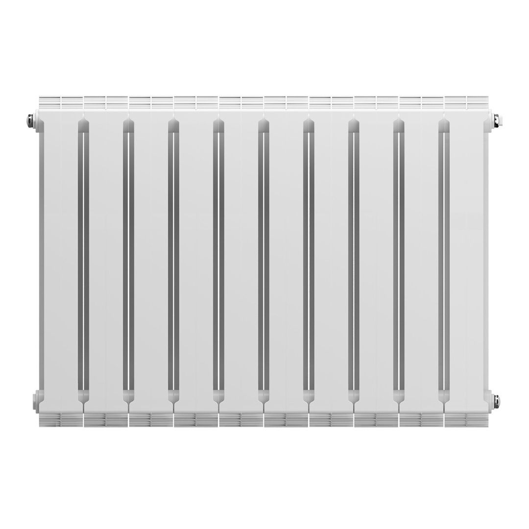 Приобрести royal thermo радиатор биметаллический pianoforte 500 /bianco traffico ( белый ) - 10 секц.